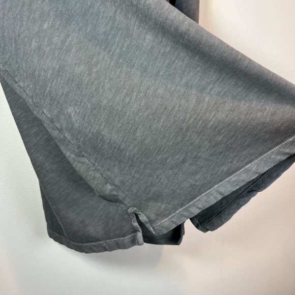 Marine Layer Mens Vintage Heavy Slub Polo Shirt Gray Long Sleeve Pocket Sz Large - Picture 8 of 9